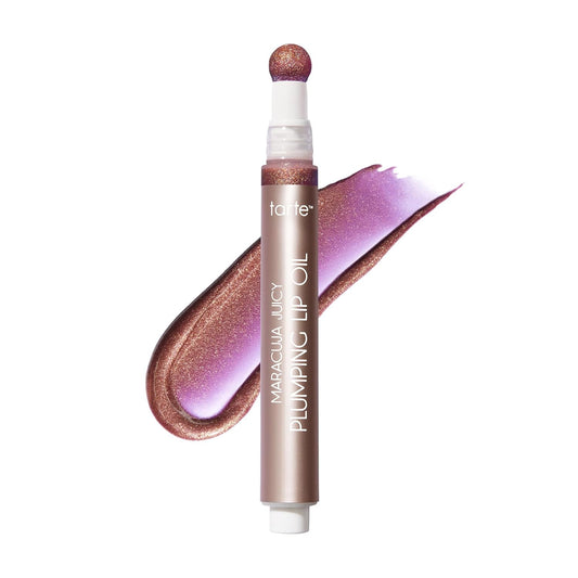 Tarte Maracuja Juicy Lip Oil - Hydrating Plumping Gloss Balm with Hyaluronic Acid & Vitamin E, Vegan