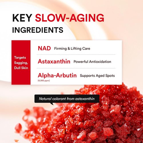 Abib Red Effect Serum - Anti-Aging Facial Skincare with NMN & Astaxanthin | 1.05 Pump, 1.01 Fl Oz