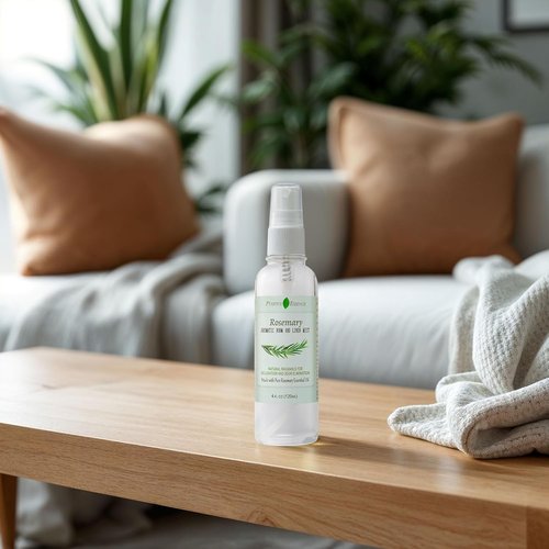 Rosemary Natural Linen & Room Spray - 100% Pure Essential Oil for Relaxing Home Fragrance (4.06 fl oz)