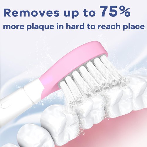 Kids Toothbrush Heads for Philips Sonicare: Soft Electric Replacement Brush Compitable with Phillips HX6032/94 HX6321 HX6340 HX6042 HX6320 HX6330 Compact Heads for Child 3-7, 8 Pack