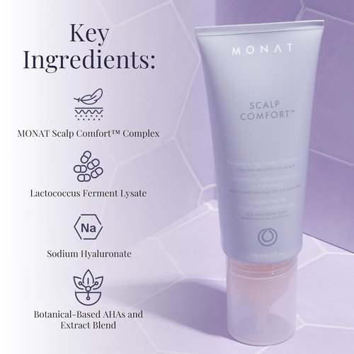 MONAT Scalp Comfort™ Rebalancing Scalp Treatment - Cooling & Exfoliating for Dry, Oily, Sensitive Scalps | Soothes Discomfort & Restores Balance - 178 ml / 6 fl oz
