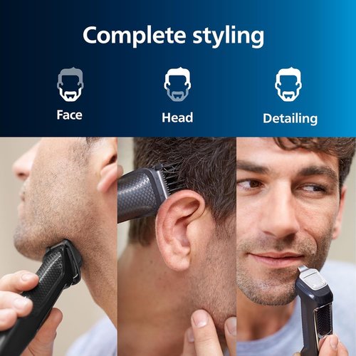 Philips Norelco Multigroom Trimmer - 9-in-1 Grooming Kit with 13 Versatile Attachments