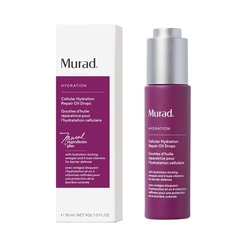 Murad Cellular Hydration Repair Oil Drops - Hydrating Facial Oil for Dry Skin - Boosts Radiance & Smoothness - 1.0 oz