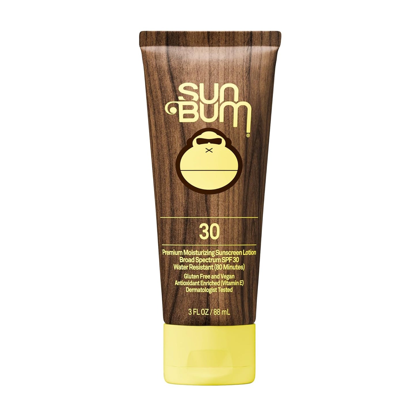 Sun Bum Original SPF 30 Sunscreen Body Lotion - Moisturizing Broad Spectrum Protection with Vitamin E - Travel Size 3 oz