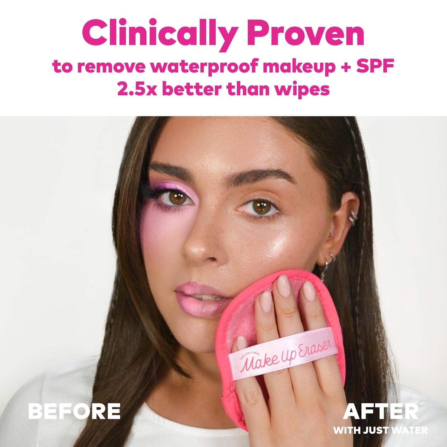The Original MakeUp Eraser | 7-Day Set for Effortless Makeup Removal - Includes Waterproof Mascara & More!