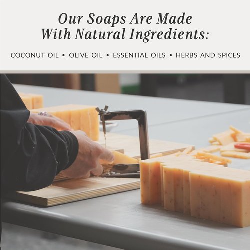 Plantlife Sandalwood Bar Soap - Moisturizing & Soothing Handcrafted Soap - 4oz Plant-Based Bar Made in California