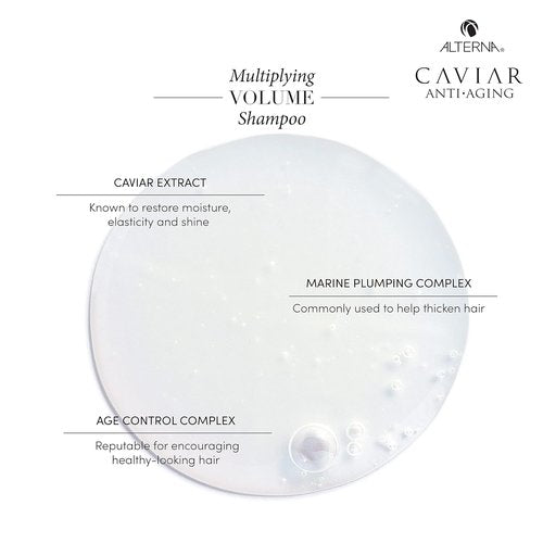 Alterna CAVIAR Anti-Aging Shampoo - Volume Boost for Fine, Limp Hair | Sulfate-Free Formula