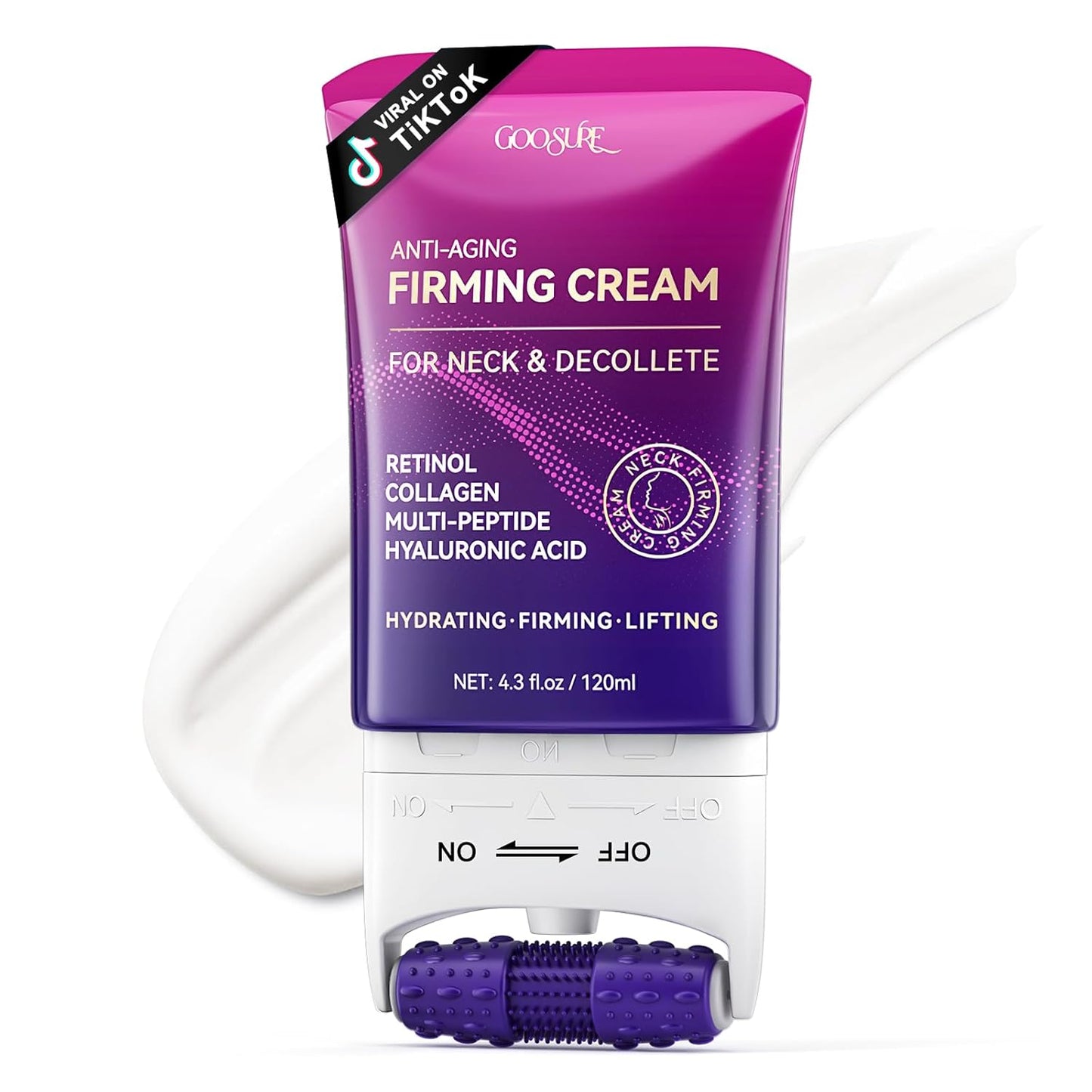 Skiennix Neck Firming Cream - Tighten & Lift with Multi-Peptide, Retinol & Collagen | 4.3 Fl Oz