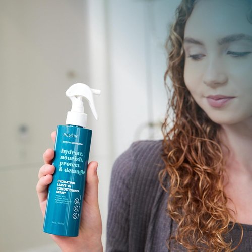 REVAIR Leave-In Conditioner Spray - Hydrating, Cruelty-Free Formula for Curly Hair | 8 Fl Oz