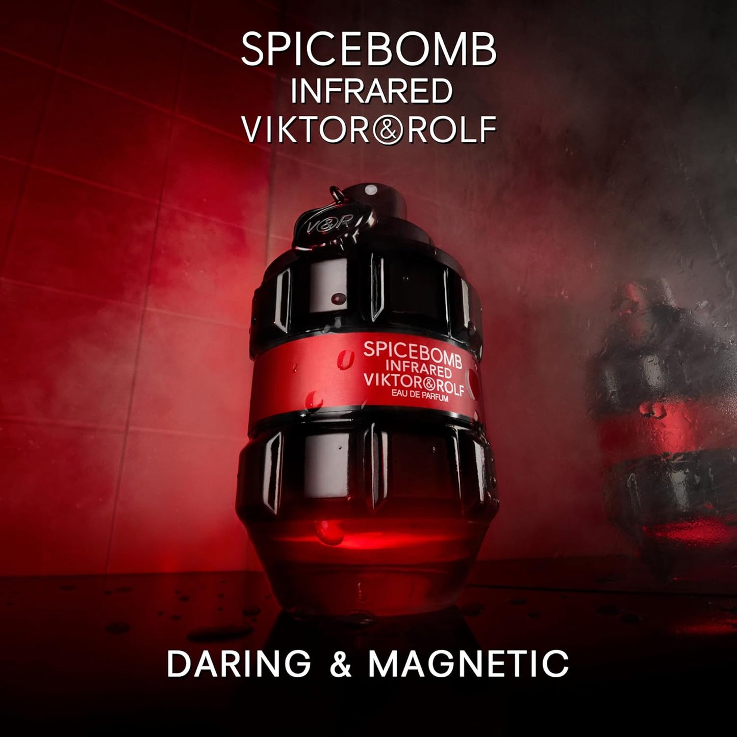 Viktor&Rolf - Spicebomb Infrared Eau de Parfum - Woody & Spicy Cologne for Men - 3 Fl Oz
