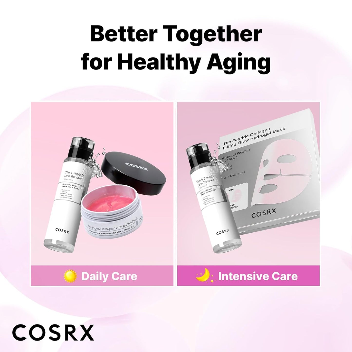 COSRX 6X Peptide Collagen Toner Serum - Revitalize Dull Skin with Copper Peptides | 5.07 Fl. Oz