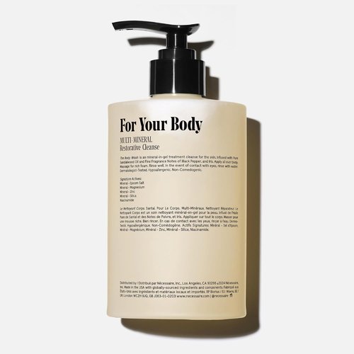 Nécessaire Body Wash - Santal Multi-Oil Shower Gel for Sensitive Skin | 500ml/16.9 fl oz