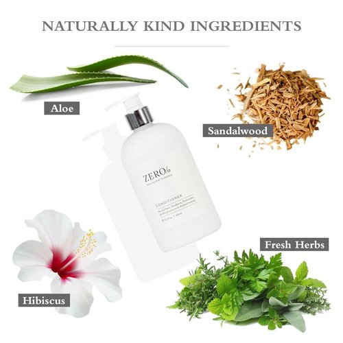 Gilchrist & Soames Zero% Unisex Conditioner - Natural, Sulfate-Free & Hydrating Formula for All Hair Types | 15.5 oz