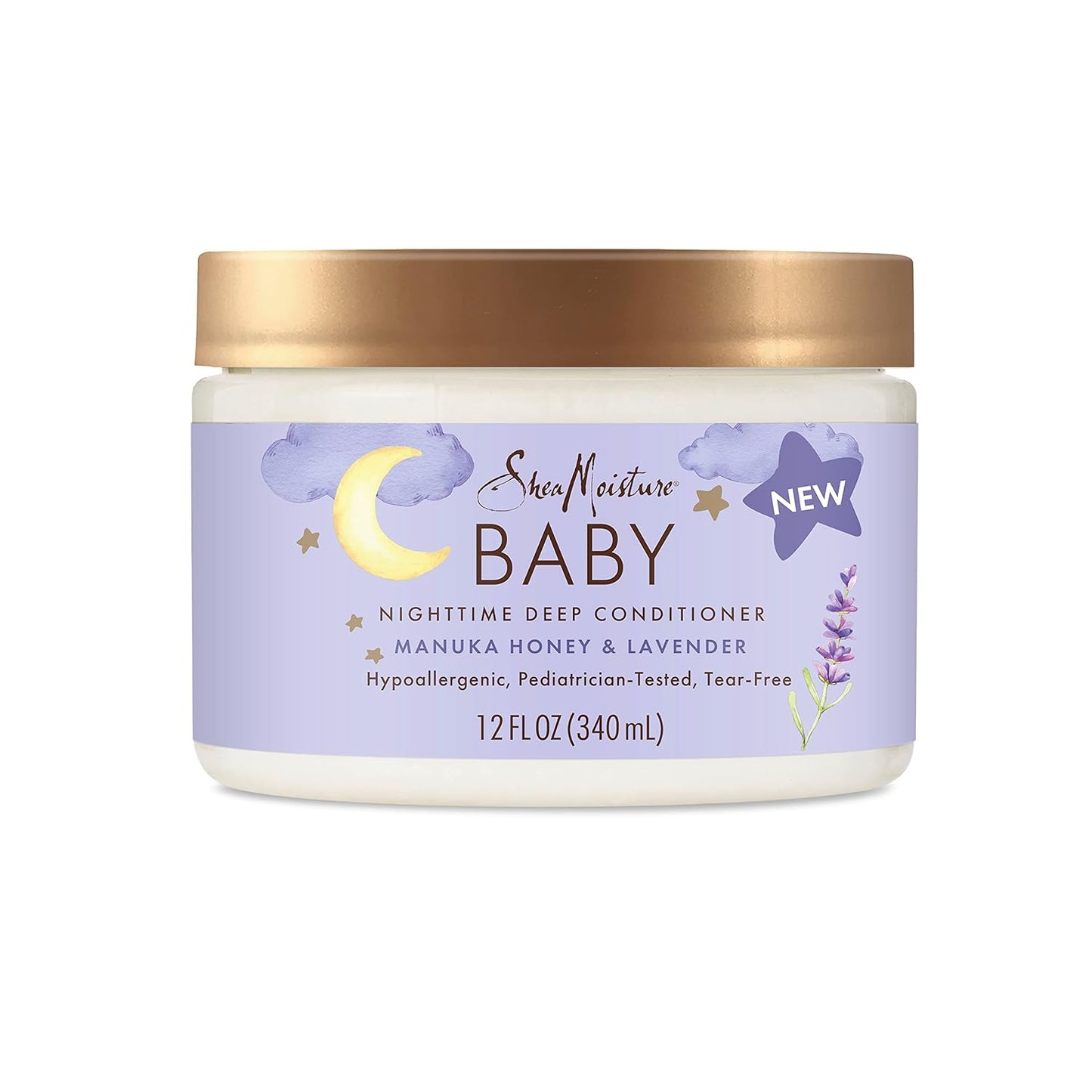 SheaMoisture Baby Deep Conditioner - Manuka Honey & Lavender for Delicate Hair | 12 oz