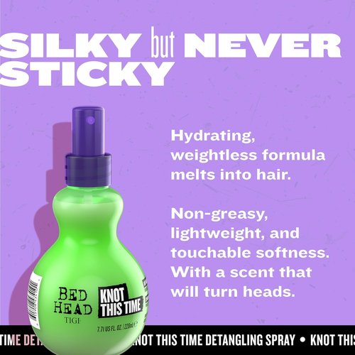 Bed Head by TIGI Knot This Time Detangling Spray - 80% Less Breakage & UV Protection | 7.71 fl oz