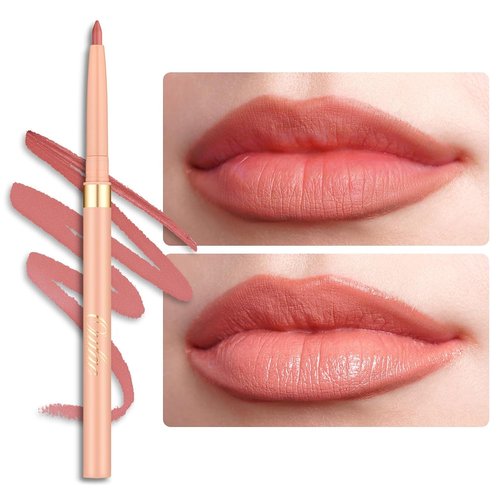 Oulac Waterproof Lipliner Pencil - Smooth, Creamy Formula for Precision Application | Vegan & Cruelty-Free, LL04 Sunlit Peach