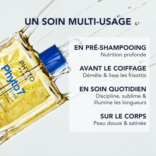 PHYTO Paris Universal Oil Sublimatrice 100ml - Nourishing Oil for Fine, Dry Hair - 99% Natural Ingredients