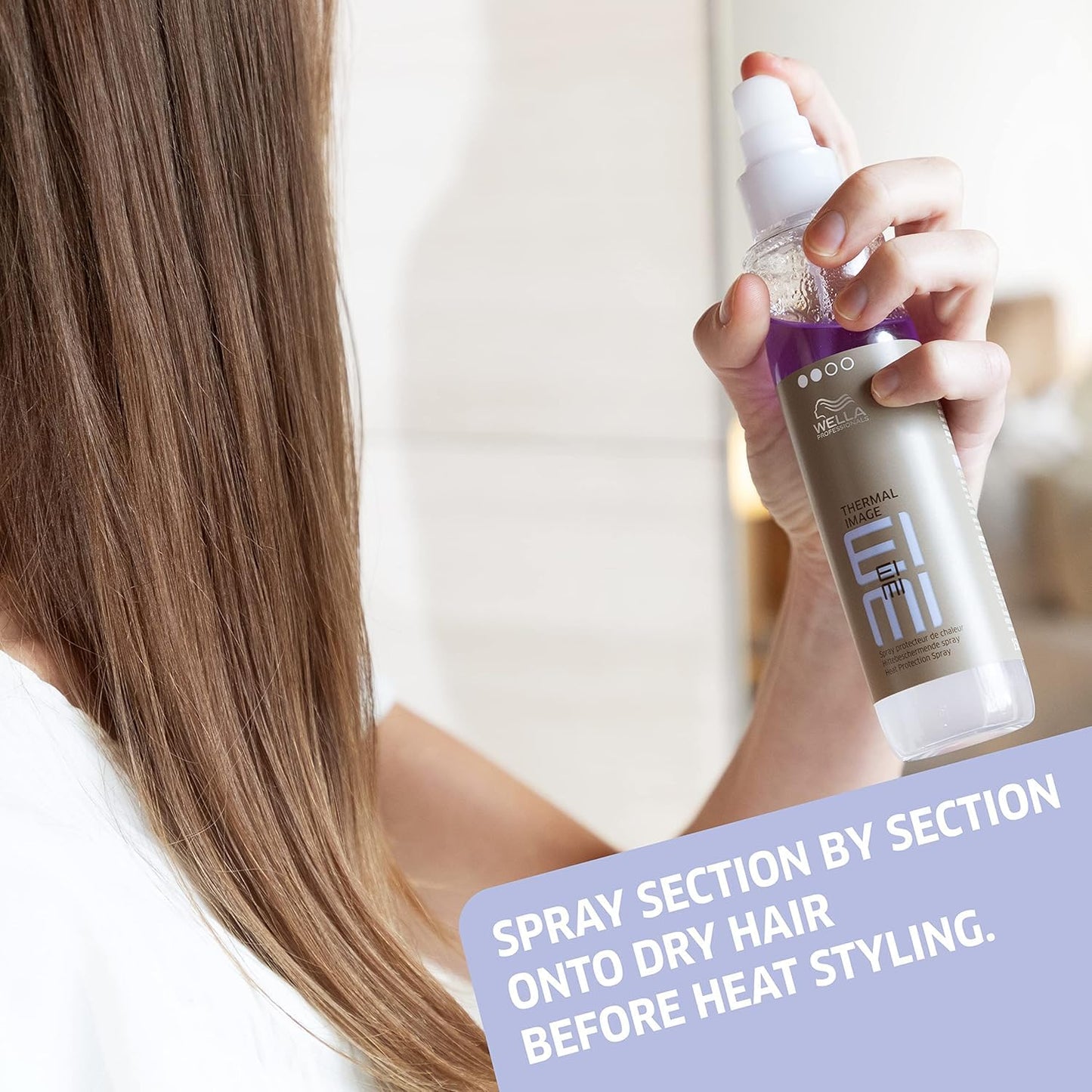 Wella Professionals Fusion Intense Repair Shampoo & Conditioner Bundle | Anti-Hair Breakage & EIMI Thermal Image Hairspray for Smoothness & Shine