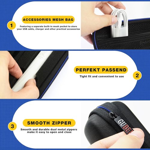 GUBEE Hard Travel Case for Philips Norelco OneBlade Razor | Durable Protection for QP1924 Model