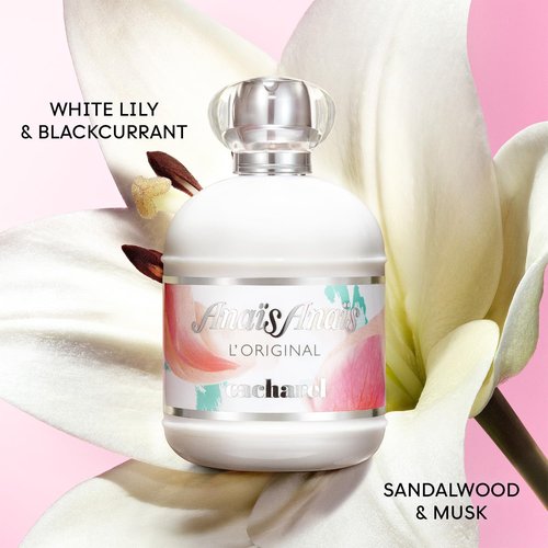 Cacharel Anais Anais Eau de Toilette - Floral & Green Fragrance with White Lily & Musk Notes
