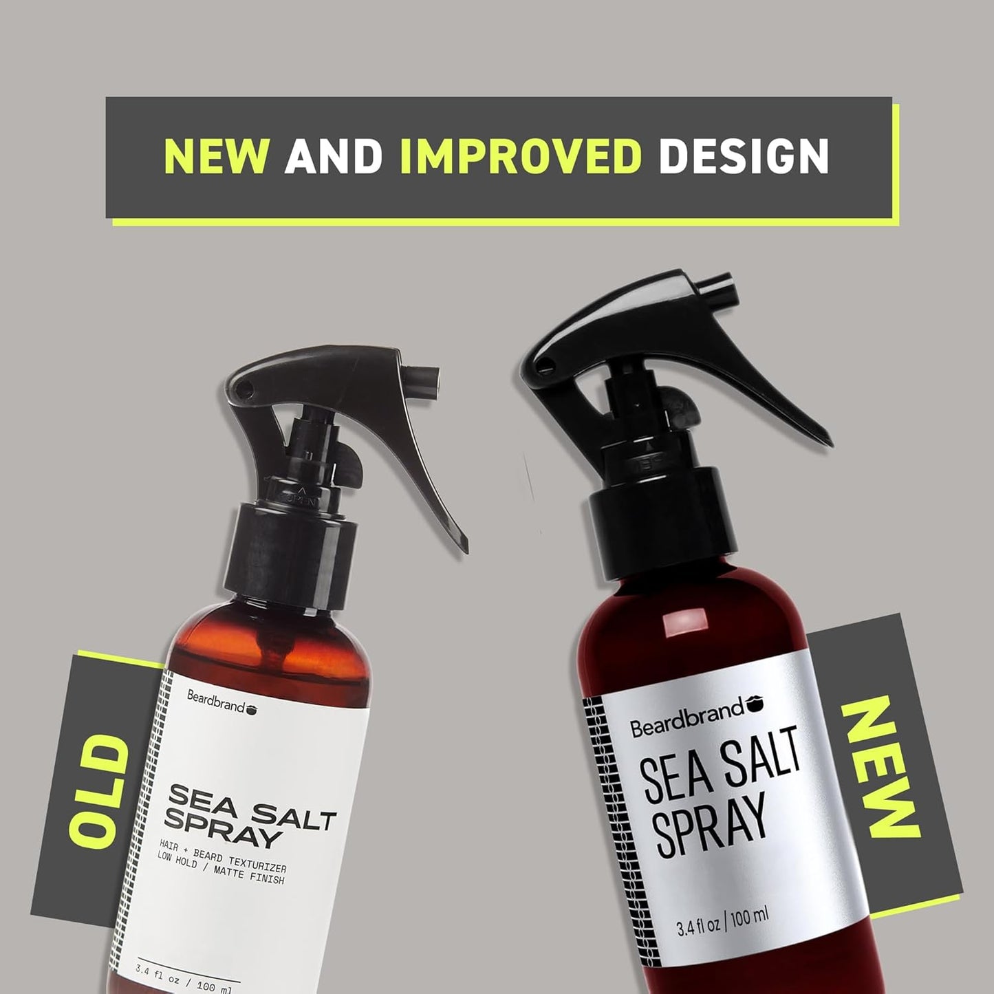 Beardbrand Sea Salt Spray for Men - Lightweight Hair Texture Spray for Volume & Natural Look, Lumber Yard Scent