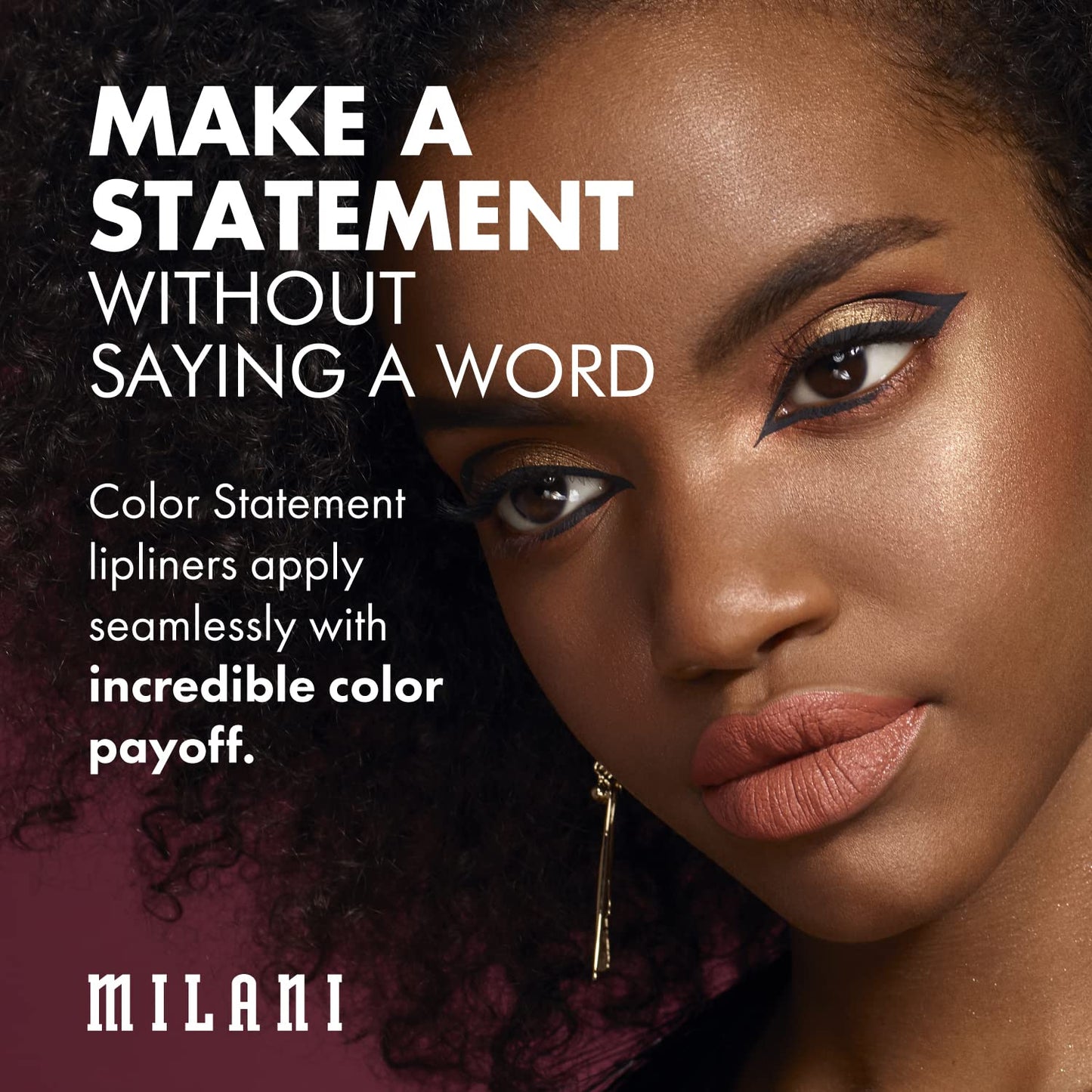 Milani Color Statement Lipliner - Bordeaux (0.04 Ounce) Cruelty-Free Lip Pencil to Define, Shape & Fill Lips
