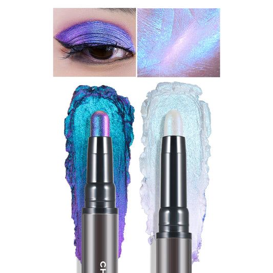 CHARMACY Multichrome Cream Eyeshadow Stick - Waterproof, High Pigment Eye Brightener | Vegan & Cruelty-Free