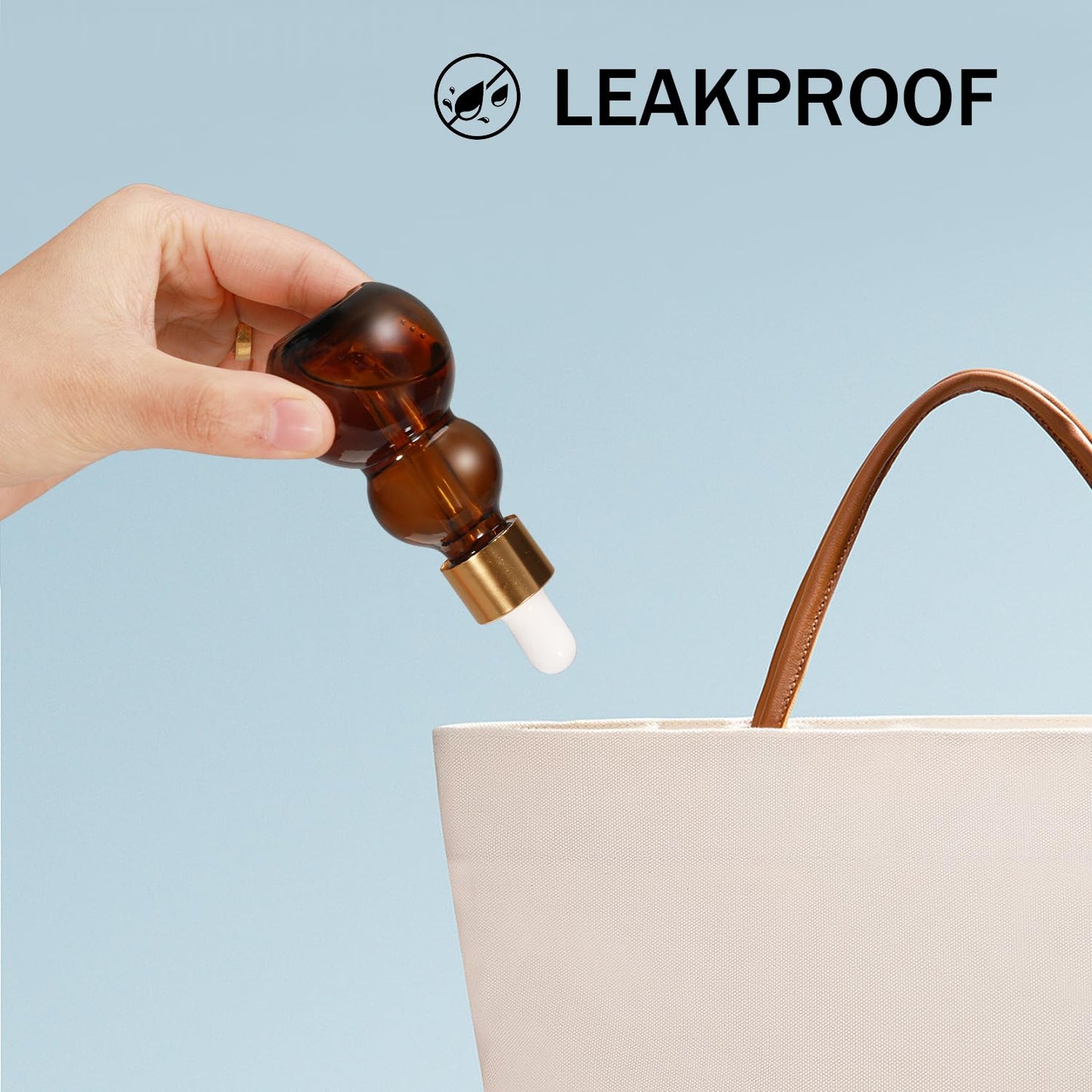 UMETASS 1 oz Dropper Bottles, 30ml Dark Amber Glass Tincture Bottles with Eye Droppers, Leakproof Essential Oils Bottles, Mini Travel Essentials Bottles (6 Pack-Brown)