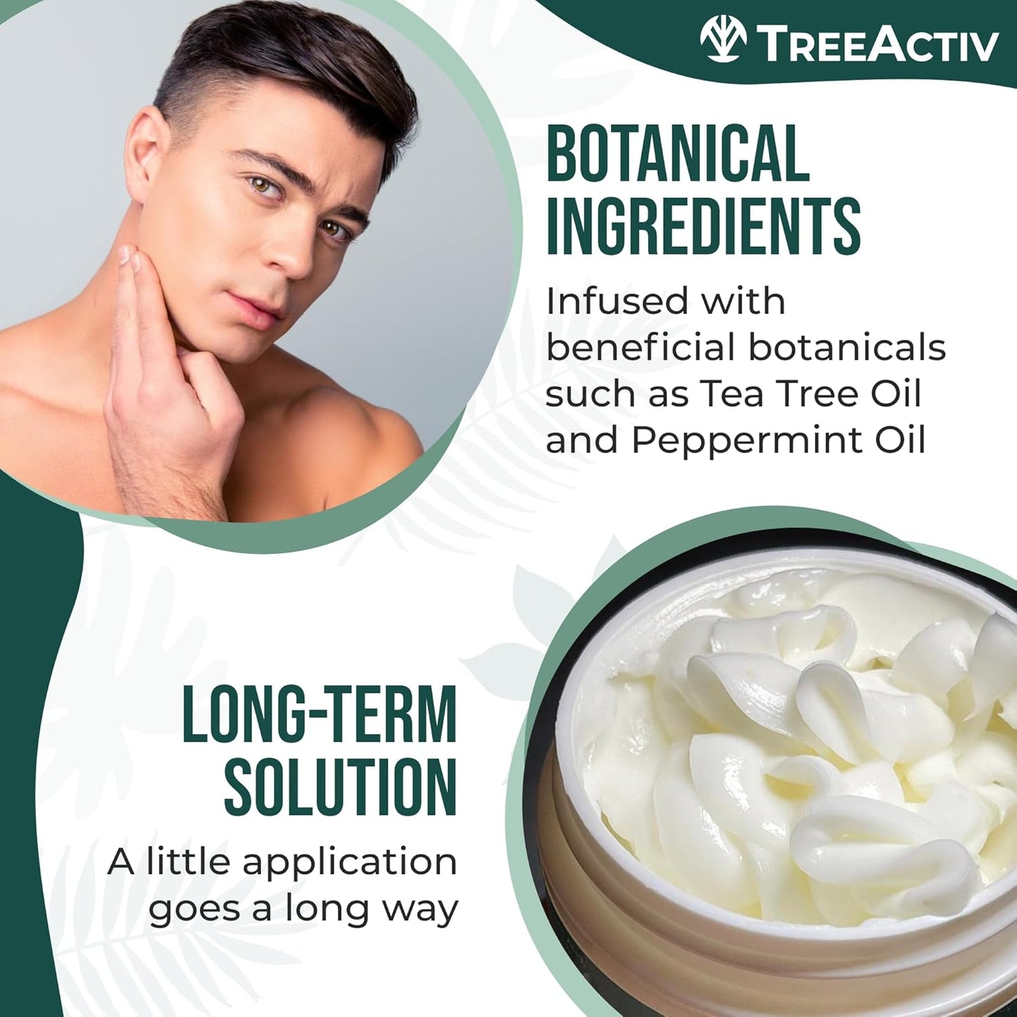 TreeActiv Acne Eliminating Face Cream - Tea Tree Moisturizing Formula for Fresh Skin | 2 fl oz