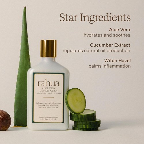 Rahua Aloe Vera Conditioner - Nourishing Formula for Soft Hair | 9.3 Fl Oz, Yellow