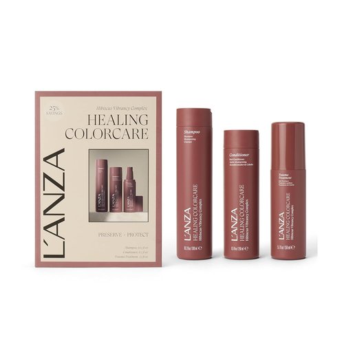 L'ANZA Healing Colorcare Shampoo & Conditioner Set - Color-Safe Treatment for Dry, Damaged Hair