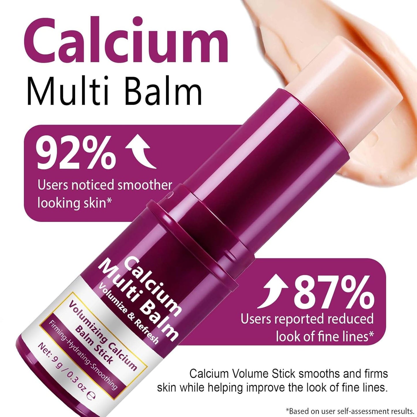 Skiennix Calcium Multi Balm Stick - Anti-Wrinkle Hydrating Cream for Eyes, Face & Neck | 9g