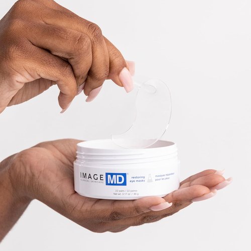 IMAGE Skincare Restoring Eye Masks - Hydrating Hydro-Gel with 3x Hyaluronic Acid for Firmness
