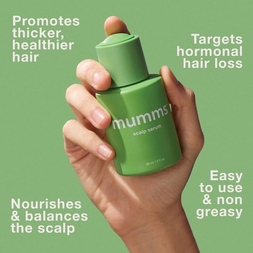 Mumms Scalp Serum - Hair Growth Treatment with Saw Palmetto & Ginger Root | 2 Fl Oz for Daily Use