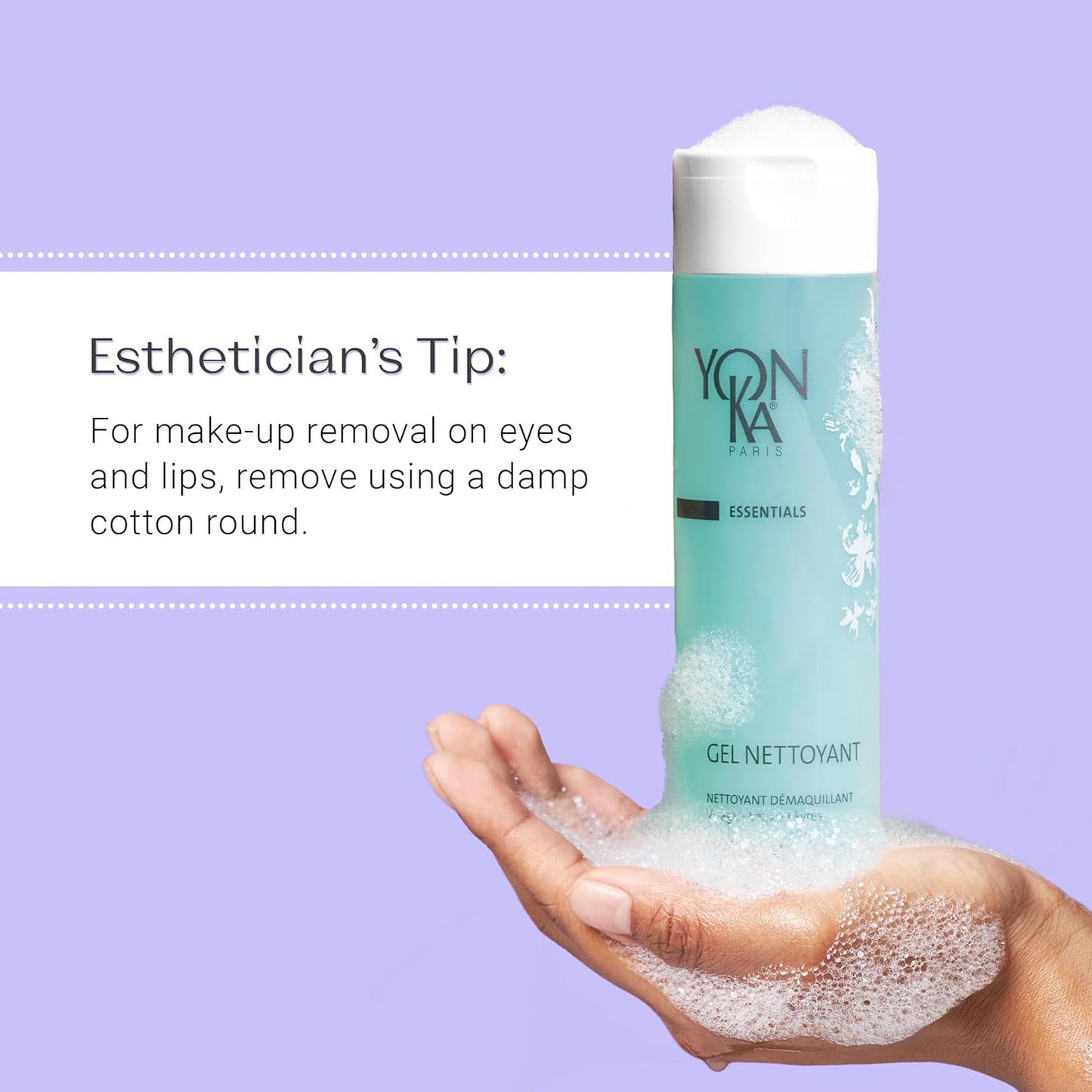 Yonka Gel Cleanser - Gentle Foaming Face Wash & Makeup Remover | Balances pH with Red Algae & Amino Acids | Ideal for Acne-Prone & Oily Skin | Paraben-Free