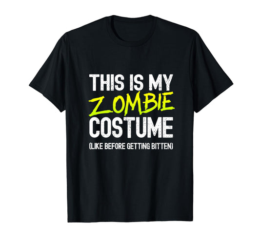 This Is My Zombie Costume Funny Lazy Halloween Party 2024 T-Shirt