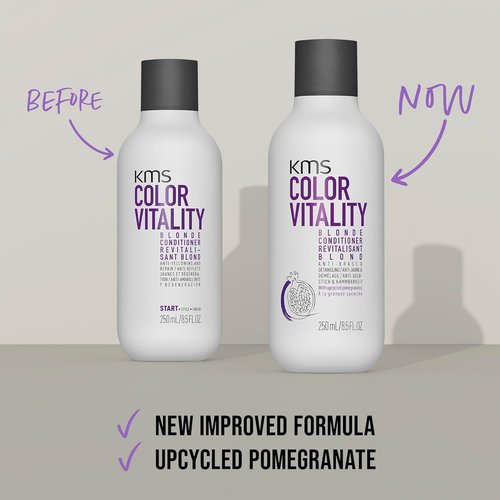 KMS COLORVITALITY Purple Conditioner - Illuminating Formula for Blonde Hair | 10.1 Fl Oz