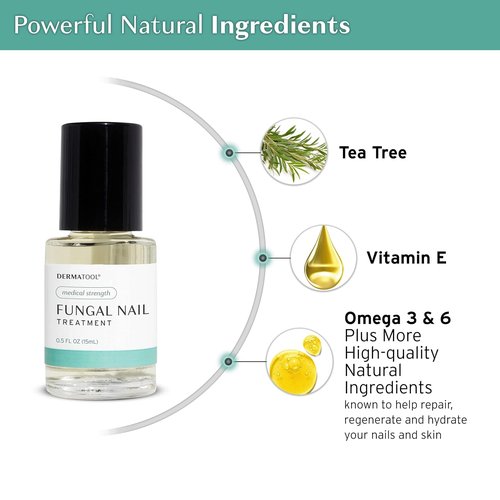 Regine Switzerland Toenail Fungus Treatment - Extra Strength Antifungal Solution for Discolored Nails - Repairs Yellow, Thick Toenails