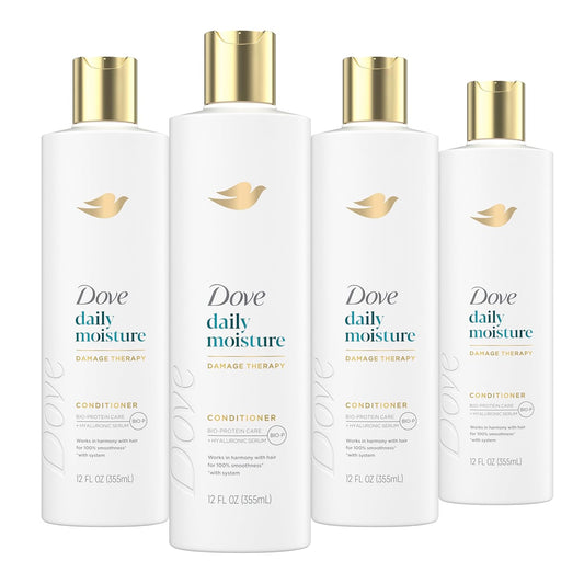 Dove Nutritive Solutions Moisturizing Conditioner - Daily Moisture for Dry Hair | 12 oz, 4 Count