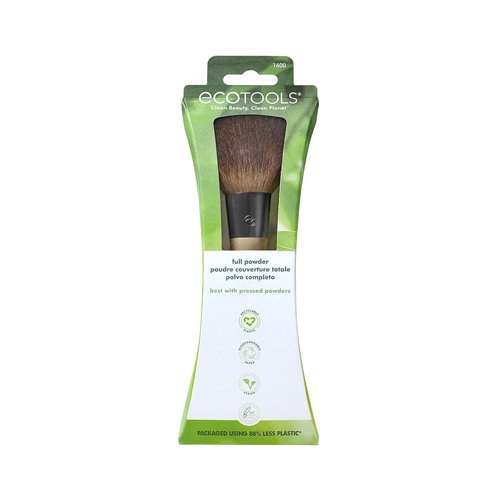 EcoTools Full Powder Brush - Fluffy Makeup Brush for Loose & Pressed Powder, Soft Synthetic Bristles, Eco-Friendly