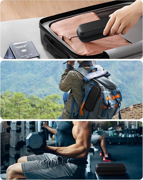 OBLADE Hard Travel Case - Waterproof Portable Storage Bag for OBlade Trimmer & Braun Shaver