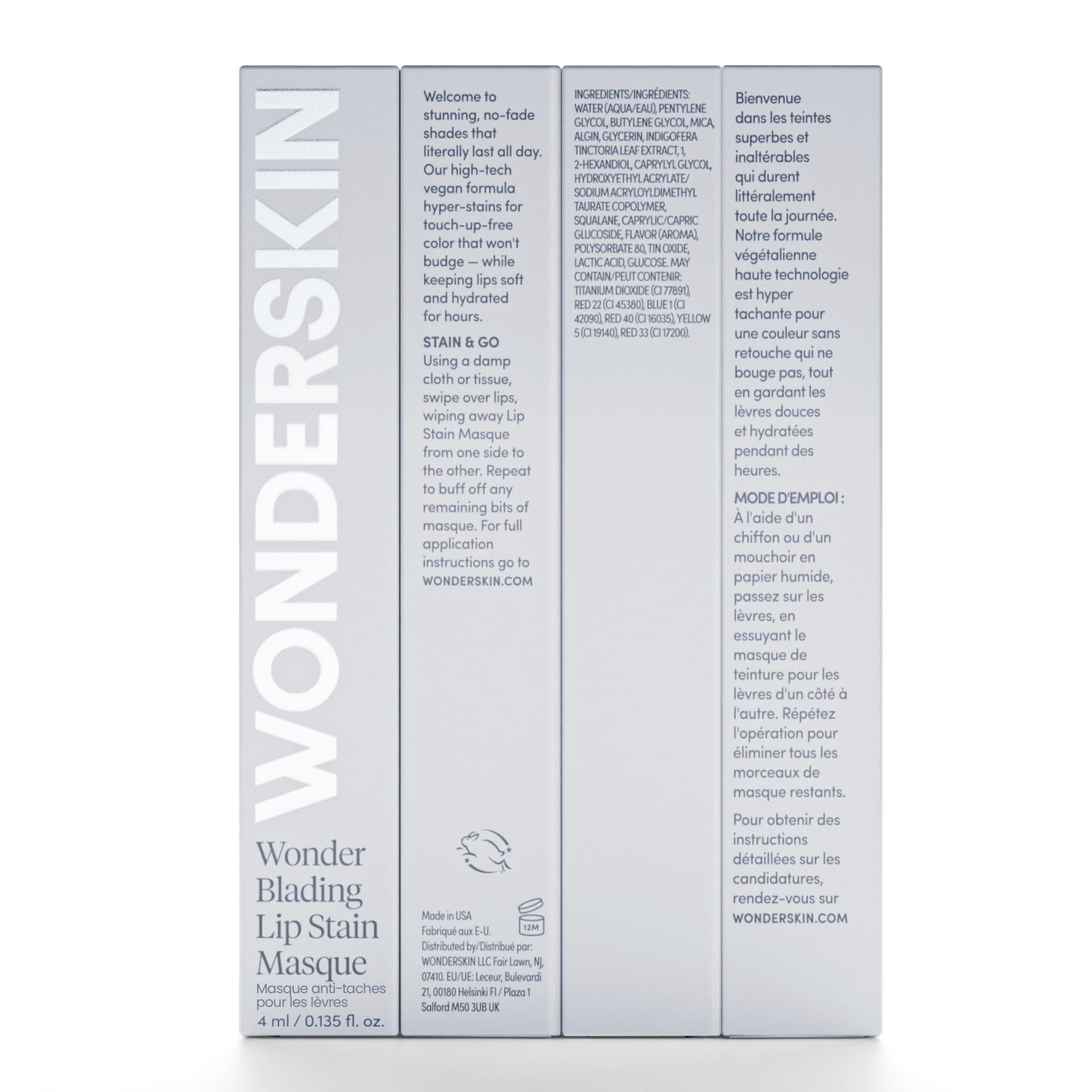 Wonderskin Wonder Blading All Day Lip Stain Peel Off Masque - Long Lasting, Waterproof and Transfer Proof Pink Lip Tint, Matte Finish Peel Off Makeup (Glamorous Masque)