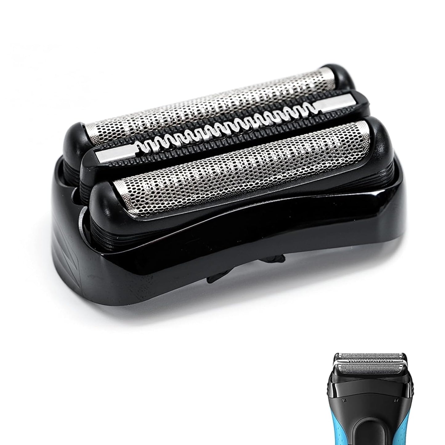 Braun 21B Replacement Head - Wet & Dry Foil and Cutter for Series 3 Electric Shavers
