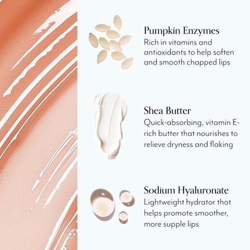 Bliss Pumpkin Powerhouse Lip Mask - Exfoliating & Soothing Overnight Hydrating Balm for Dry Lips