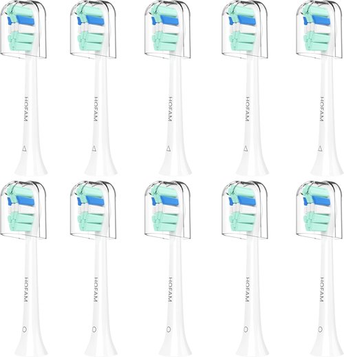 Philips Sonicare Replacement Toothbrush Heads - Compatible Electric Brush Heads | 10-Pack