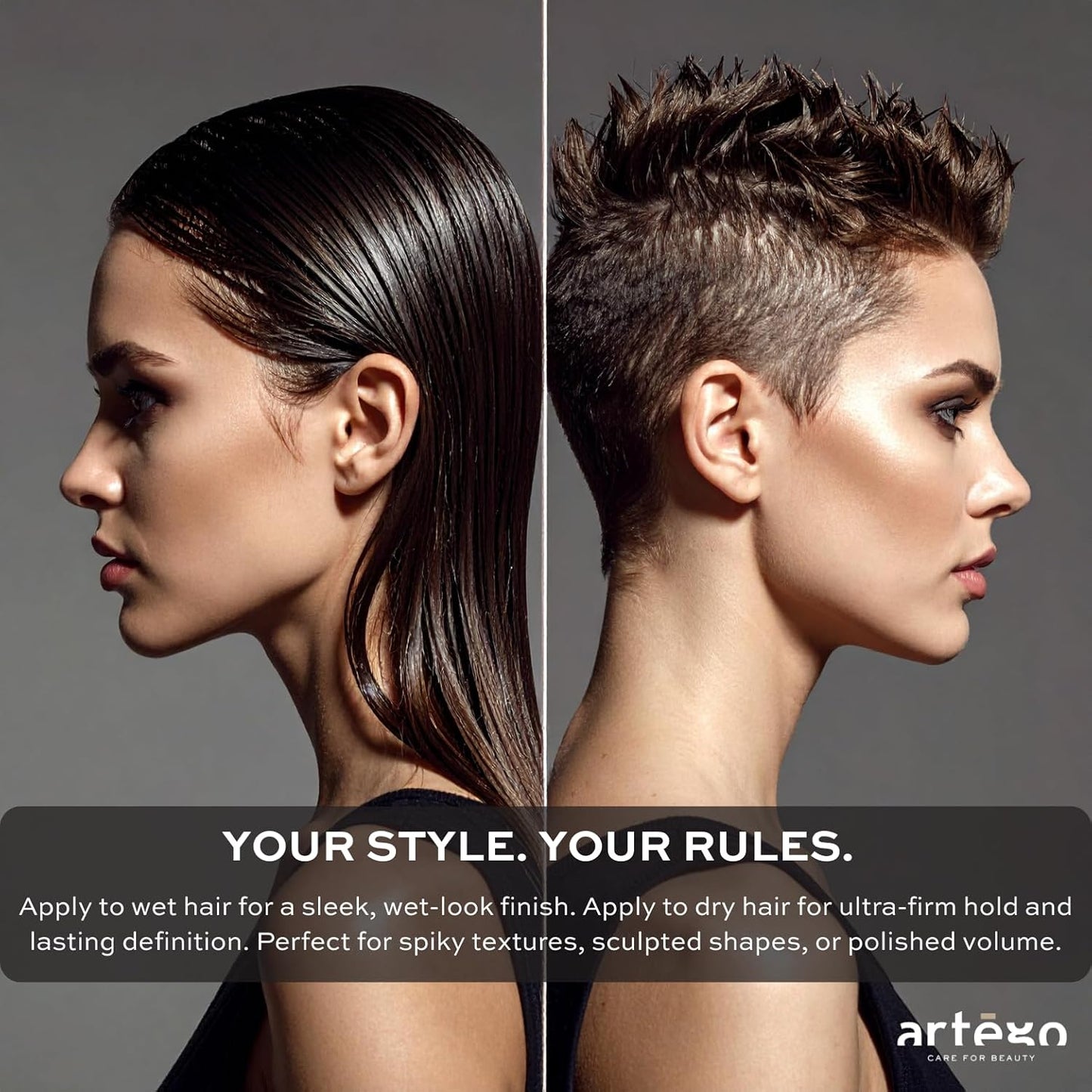 Artego TOUCH Hair Gel - Rock Me Formula for Strong Hold | 6.8oz Size