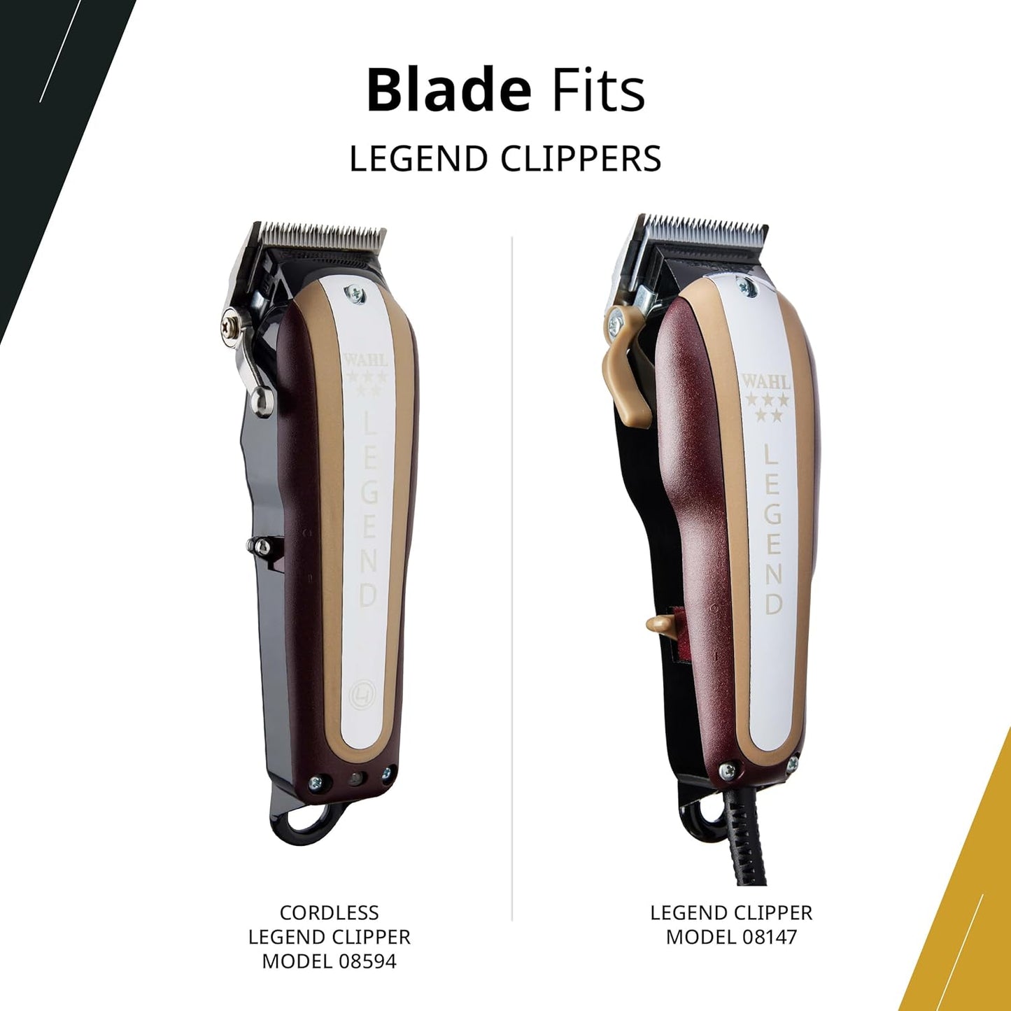 Wahl Professional Wedge Blade - High-Precision Replacement for Hair Clippers | Stainless Steel, Fits 5-Star Legend
