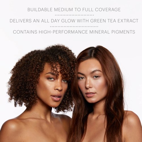 Glo Skin Beauty Satin Cream Foundation - Full Coverage, Semi-Matte Finish, Honey Fair Shade