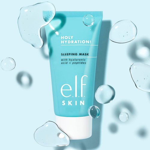 e.l.f. SKIN Holy Hydration! Sleeping Mask - Moisturizing & Plumping Dual-Use Face Mask 2.7 oz