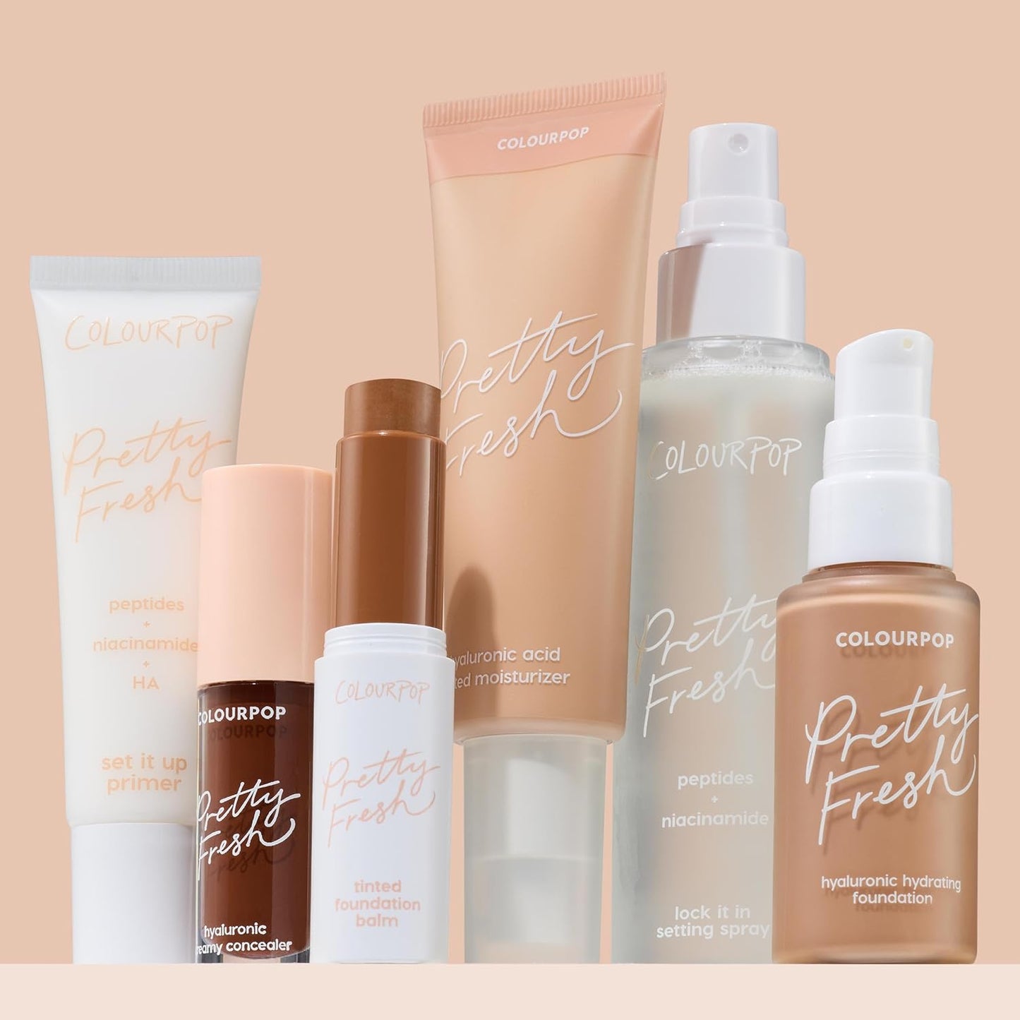 ColourPop Pretty Fresh Tinted Moisturizer - Hydrating Skin Tint for Glowy Summer Makeup - Medium Dark 13W (1.45 oz)